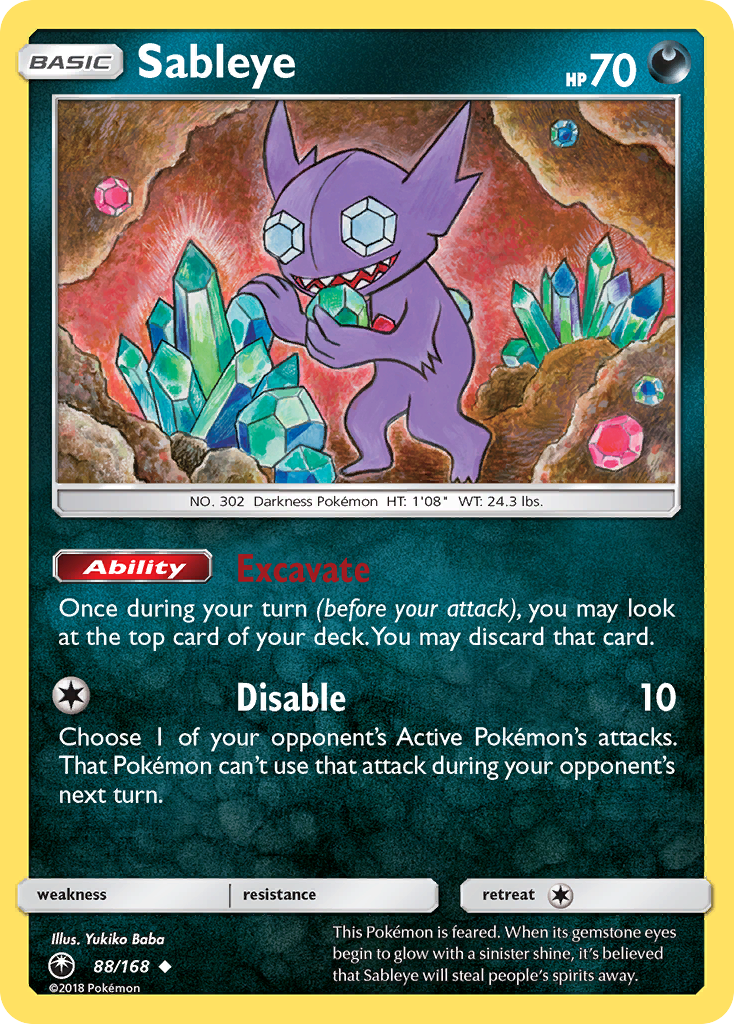 Celestial Storm Sableye #88/168